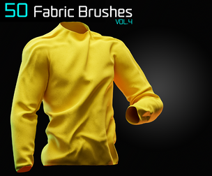 50 Fabric Brushes - Blender & ZBrush - Vol. 4