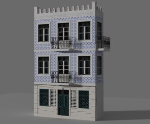 Facade of a Portuguese building