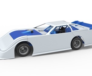Super Dirt Late model for Pavement Scale 1:25