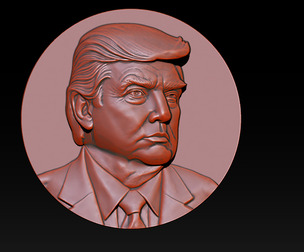 3D Donald Trump Bust