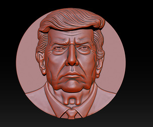 3D Donald Trump Bust