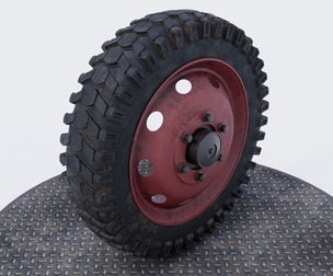 Wheel red dirt