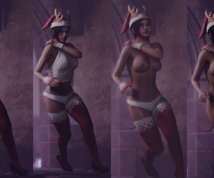 Ada Wong Sexy Christmas