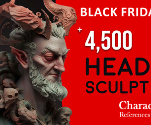19 IN 1-----45% OFF-----Stylized Heads Sculpt
