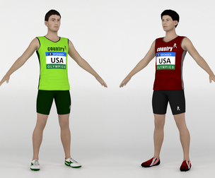 Athletic Runners 2 in 1