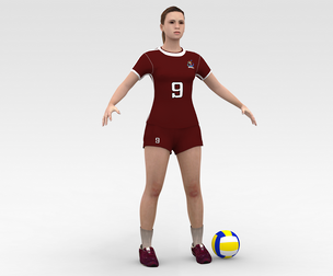 Female Volleyball Player