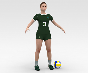 Female Volleyball Player