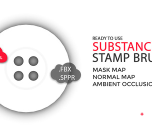 Button Stamp Brush