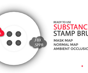 Button Stamp Brush