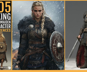 505 Viking Shieldmaiden Character