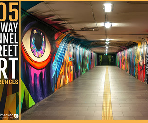 505 Subway Tunnel Street Art
