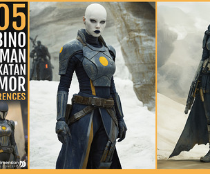 505 Albino Woman in Bo-Katan Armor