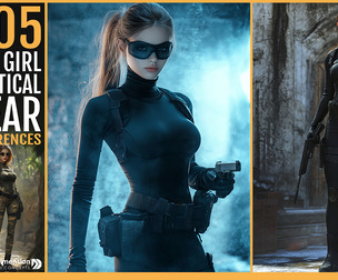 505 Spy Girl in Tactivcal Gear