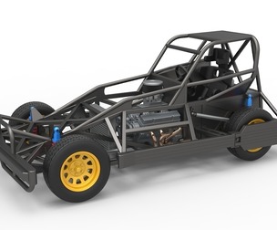 New Zealand Superstock car Base Version 2 Scale 1:25