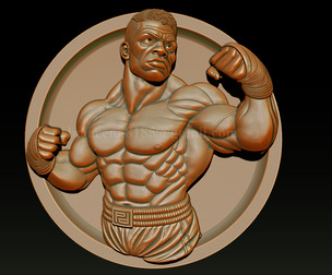 MMA and WWE Fighter Relief Model