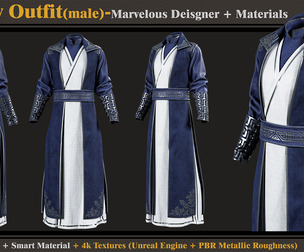Fantasy Outfit-Models+Material