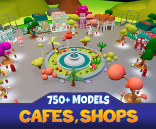 Cafes and Shops City