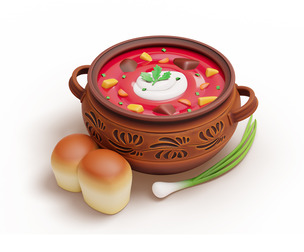 Stylized Borsch