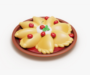 Stylized Dumplings - Varenyky