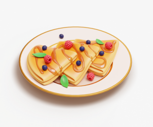 Stylized Sweet Pancakes