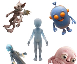 Fantastic Creatures Miniature Set