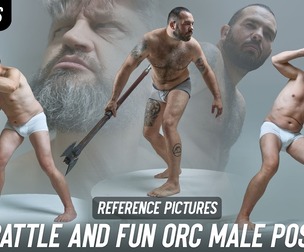 1400 Battle and Fun Orc Poses