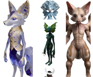 Fantasy Creatures Collection - Mythical Beings Series
