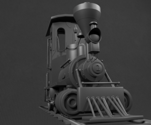 Train - Low-poly 3D models
