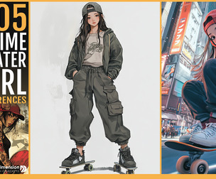 505 Anime Skater Girl