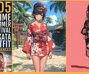 505 Anime Summer Festival Yukata Outfit
