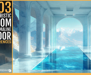 303 Futuristic Room with Tourmaline Floor