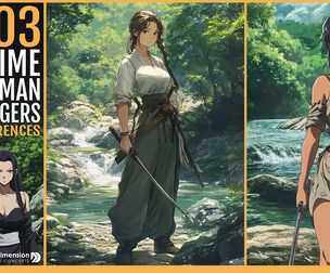 303 Anime Woman with Daggers