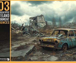 303 Post-Apocalyptic Wasteland environment