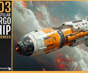 303 Interstellar Cargo Ship