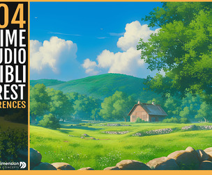 404 Anime Studio Ghibli Forest