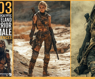 303 Post-Apocalyptic Wasteland Warrior Female