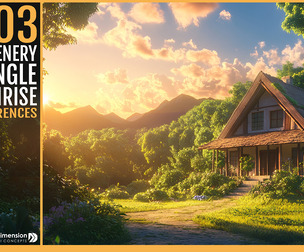 303 Greenery Jungle at Sunrise with beautiful home
