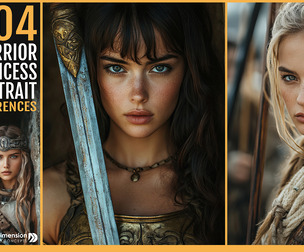 404 Warrior Princess portrait