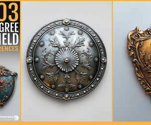 303 filigree shield