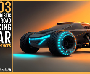 303 Futuristic Off-Road Racing car