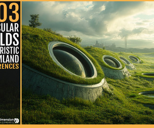 303 Circular Fields Futuristic Farmland