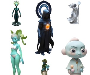 Mystical Beings Character Set