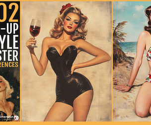 202 pin-up style poster