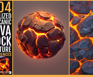 404 stylized Volcanic Lava Rock Texture