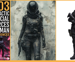 303 Galactic Special Forces Woman