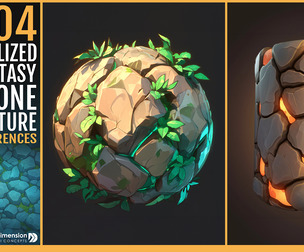 404 Stylized Fantasy Stone Texture