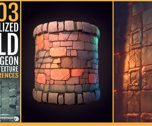 303 stylized Old Dungeon Wall Texture