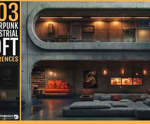 303 Cyberpunk Industrial Loft