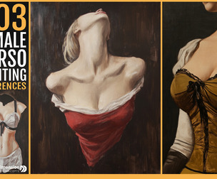 303 Female Torso Painting