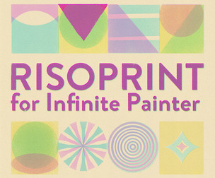 Riso Print Brush Pack for Infinite Painter